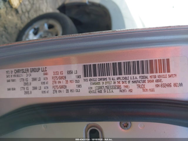 RAM 1500 2014 1C6RR7LM6ES332385 Image 9