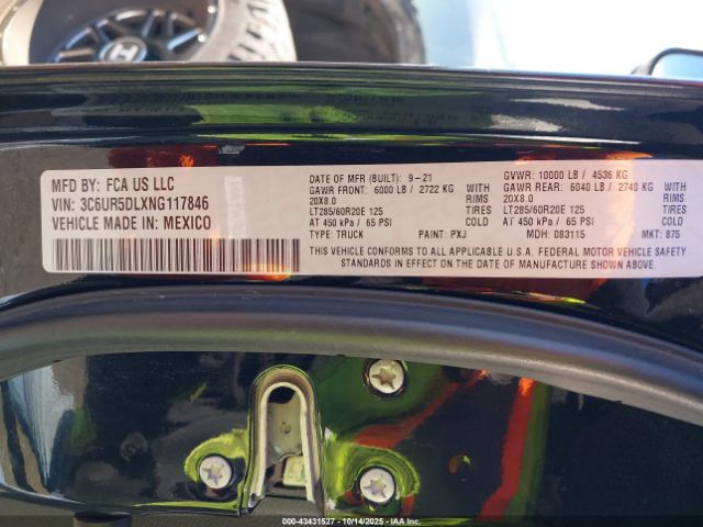 2022 RAM 2500 3C6UR5DLXNG117846 Photo 8