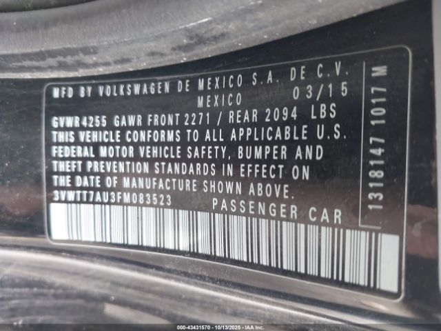 2015 VOLKSWAGEN GOLF GTI 3VWTT7AU3FM083523 Photo 8