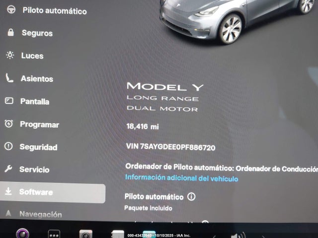 2023 TESLA MODEL Y 7SAYGDEE0PF886720 Photo 6