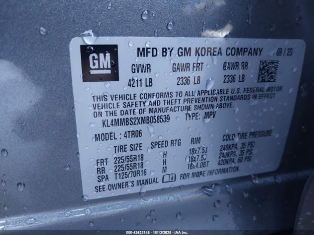 2021 BUICK ENCORE GX KL4MMBS2XMB058539 Photo 8
