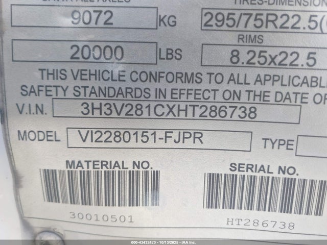 3H3V281CXHT286738 Hyundai Translead Inc Hyundai Translead Trailers