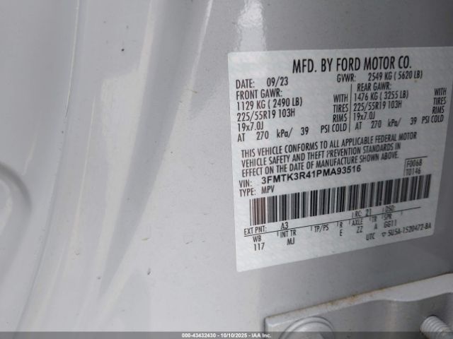 2023 FORD MUSTANG MACH-E 3FMTK3R41PMA93516 Photo 8