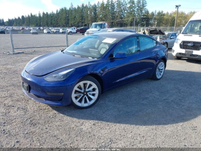 2022 TESLA MODEL 3 5YJ3E1EB1NF340412 Photo 1