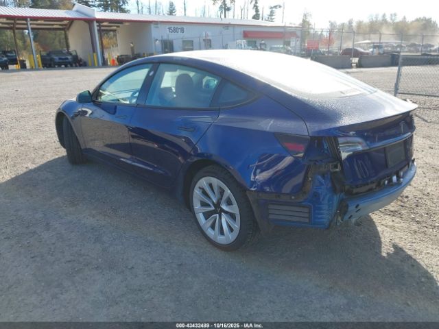 2022 TESLA MODEL 3 5YJ3E1EB1NF340412 Photo 2