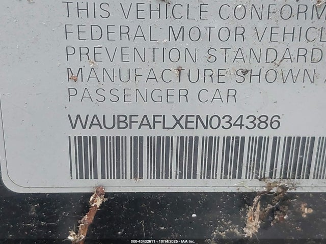 2014 AUDI A4 WAUBFAFLXEN034386 Photo 8
