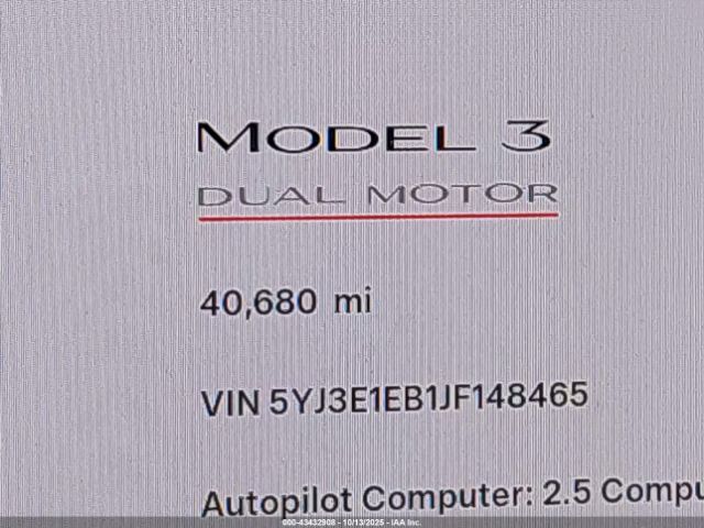 2018 TESLA MODEL 3 5YJ3E1EB1JF148465 Photo 6