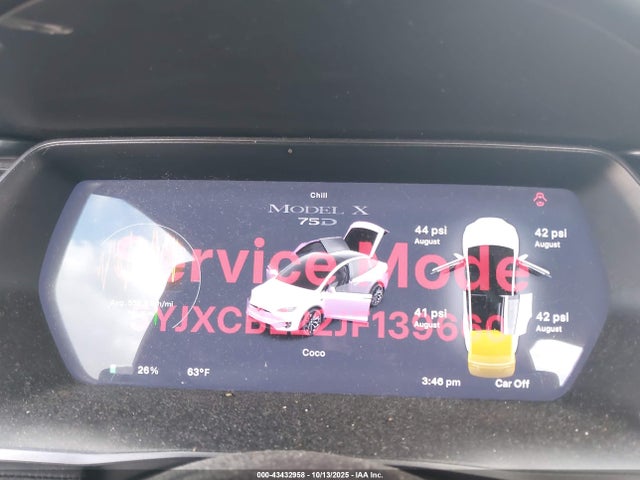 2018 TESLA MODEL X 5YJXCBE22JF139660 Photo 6