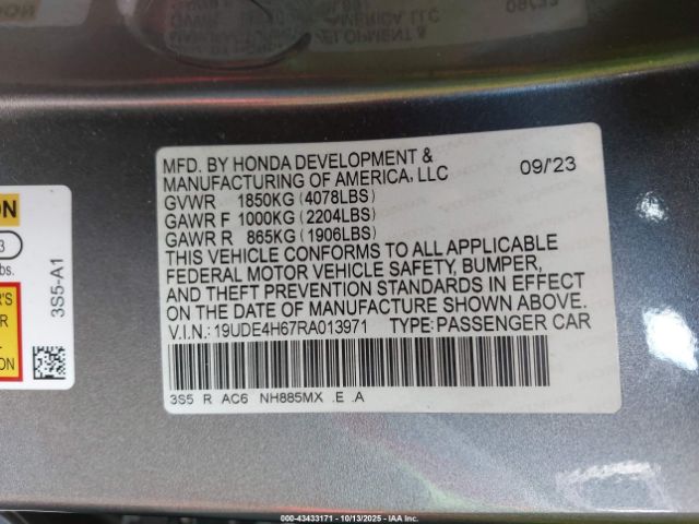 2024 ACURA INTEGRA 19UDE4H67RA013971 Photo 8