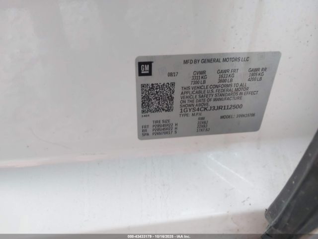 2018 CADILLAC ESCALADE 1GYS4CKJ3JR112500 Photo 8