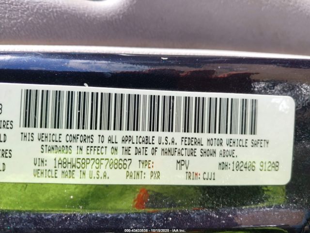 2009 CHRYSLER ASPEN 1A8HW58P79F708667 Photo 8