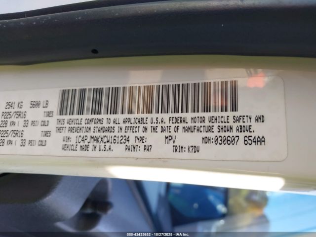 2012 JEEP LIBERTY 1C4PJMAKXCW161234 Photo 8