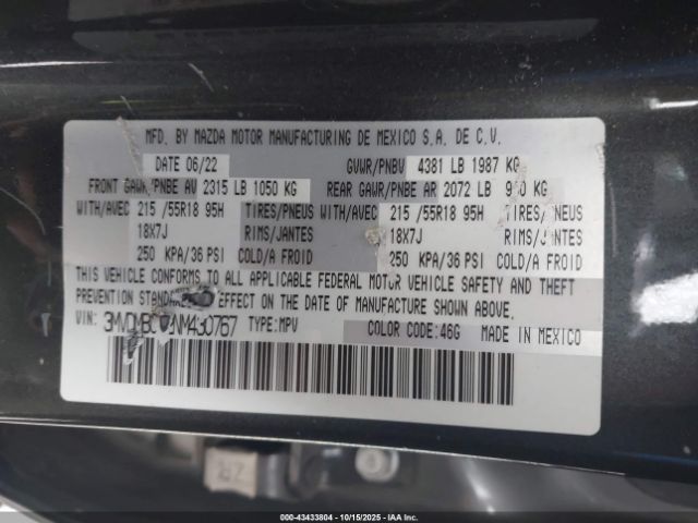 2022 MAZDA CX-30 3MVDMBCL2NM430767 Photo 8