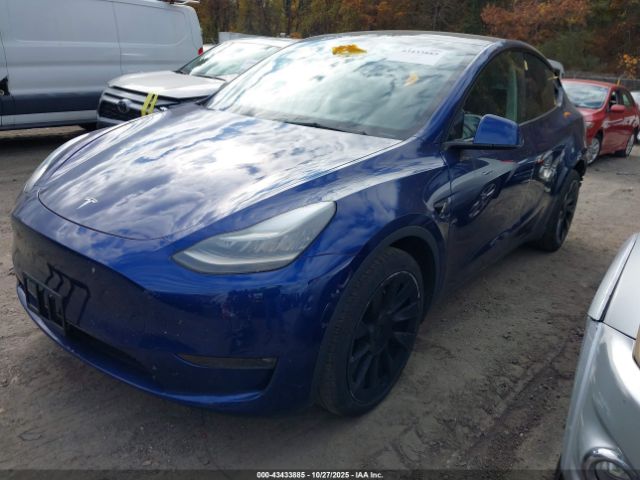 2021 TESLA MODEL Y 5YJYGDEE5MF184739 Photo 1