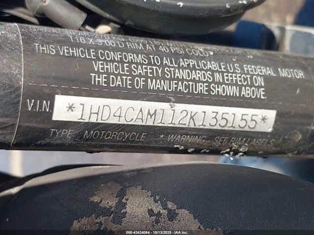 2002 HARLEY-DAVIDSON XL883 1HD4CAM112K135155 Photo 9