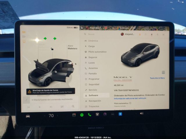 2022 TESLA MODEL Y 7SAYGDEF1NF459312 Photo 6