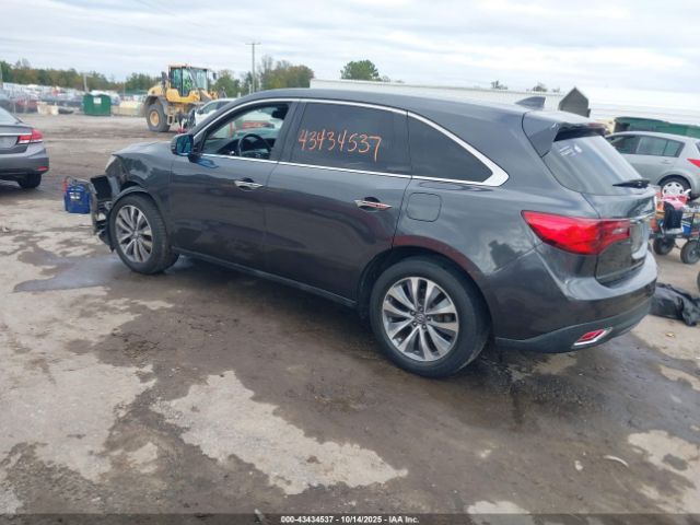 2014 ACURA MDX 5FRYD3H47EB004019 Photo 2