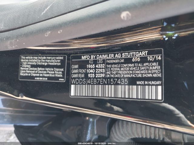 2014 MERCEDES-BENZ CLA 250 WDDSJ4EB7EN157435 Photo 8