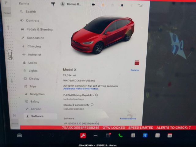 2023 TESLA MODEL X 7SAXCDE54PF368245 Photo 6