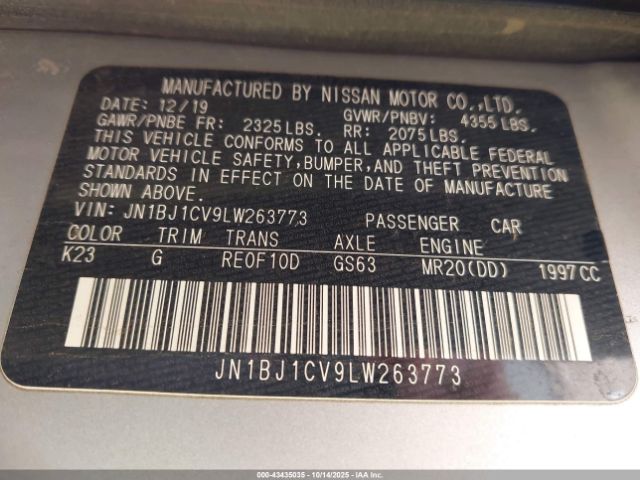 2020 NISSAN ROGUE SPORT JN1BJ1CV9LW263773 Photo 8