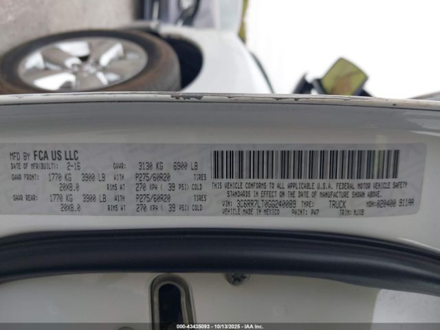 2016 RAM 1500 3C6RR7LT0GG240089 Photo 8