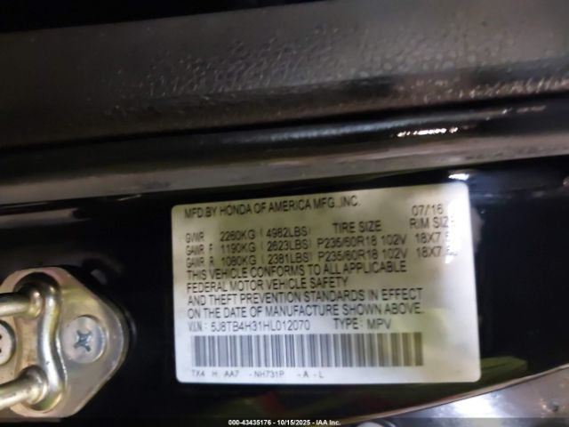 2017 ACURA RDX 5J8TB4H31HL012070 Photo 8