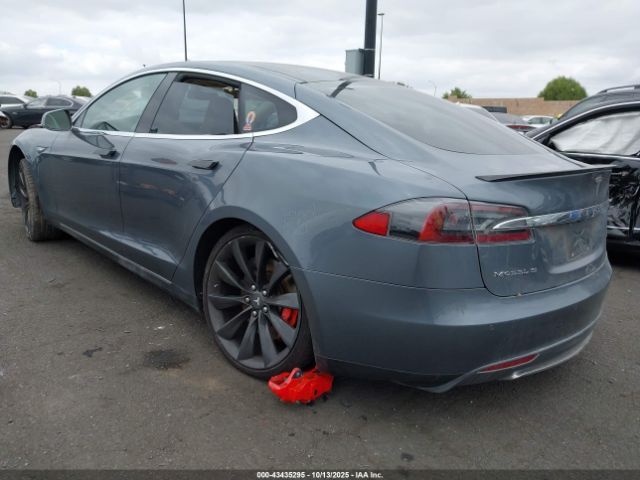 2014 TESLA MODEL S 5YJSA1H13EFP36108 Photo 2