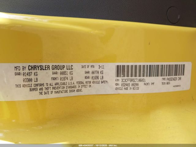 2012 FIAT 500 3C3CFFBR5CT106031 Photo 8