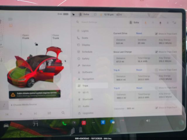 2025 TESLA MODEL 3 5YJ3E1EA9SF067898 Photo 6