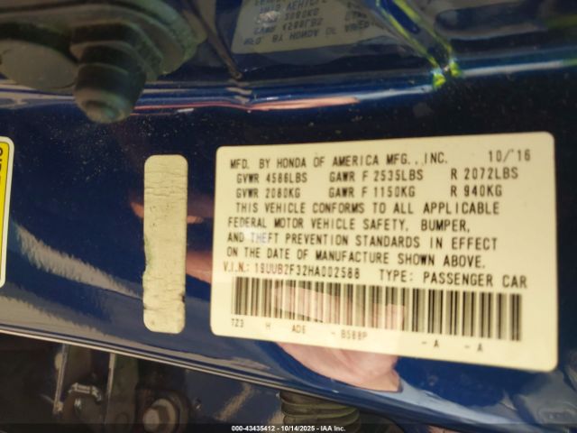 2017 ACURA TLX 19UUB2F32HA002588 Photo 8