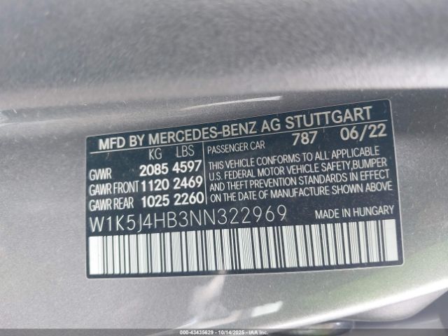 2022 MERCEDES-BENZ CLA 250 COUPE W1K5J4HB3NN322969 Photo 8