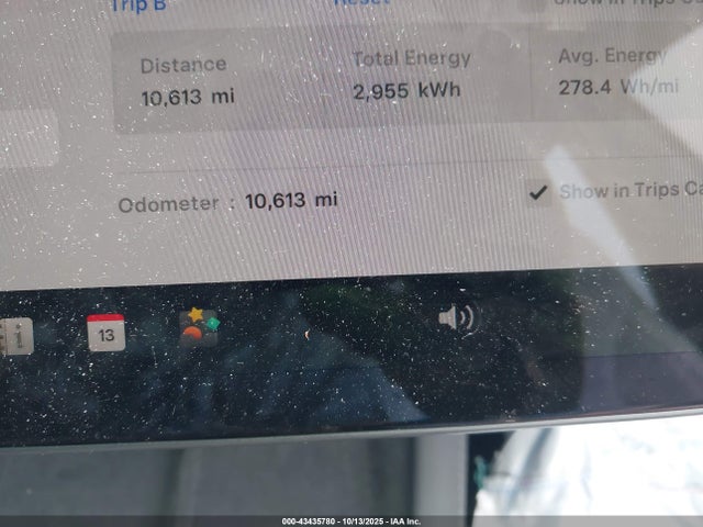 43435780 :رقم المزاد ، 5YJ3E1EA1SF031705 vin ، 2025 Tesla Model 3 Long Range Rear-wheel Drive مزاد بيع