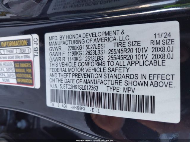 2025 ACURA RDX 5J8TC2H61SL012363 Photo 8