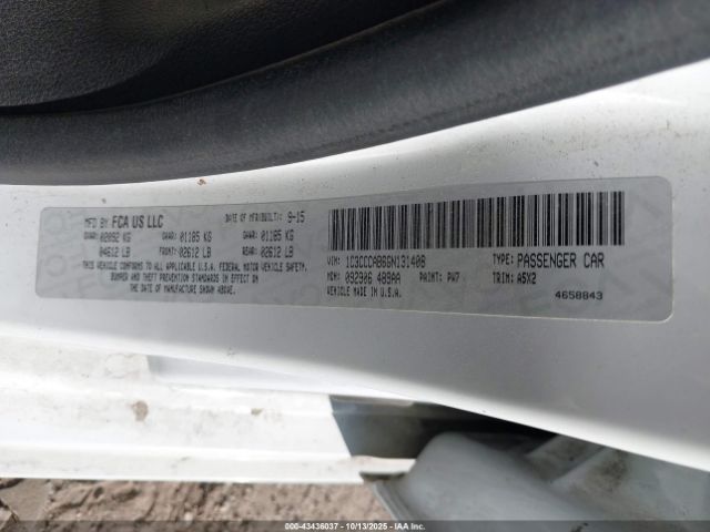 2016 CHRYSLER 200 1C3CCCAB6GN131408 Photo 8