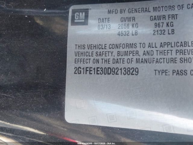 2013 CHEVROLET CAMARO 2G1FE1E30D9213829 Photo 8