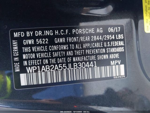 2018 PORSCHE MACAN WP1AB2A55JLB30441 Photo 8