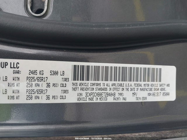 Продаж на аукціоні авто 2014 Dodge Journey Se, vin: 3C4PDCAB0ET284048, номер лоту: 43436446