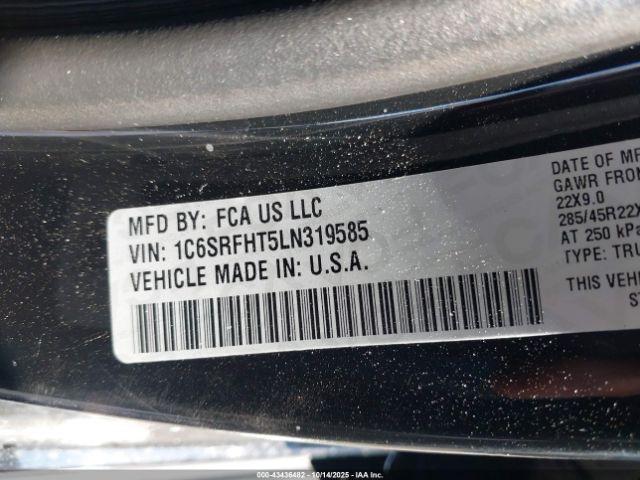 2020 RAM 1500 1C6SRFHT5LN319585 Photo 8