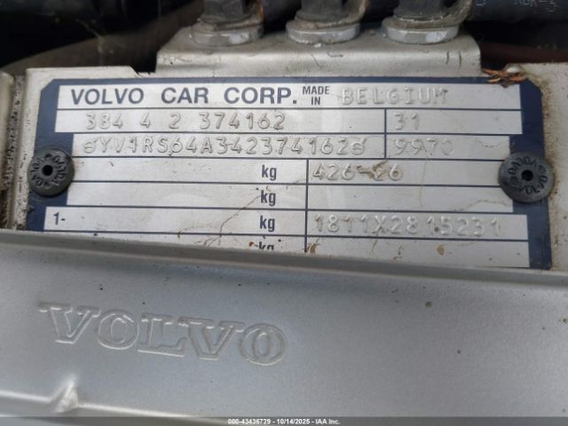 2004 VOLVO S60 YV1RS64A342374162 Photo 8
