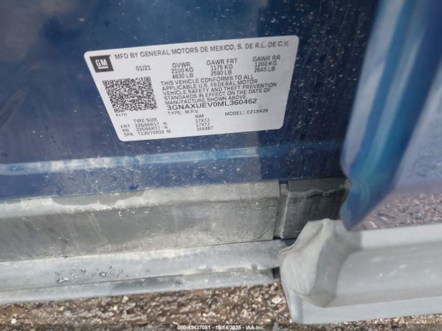 2021 CHEVROLET EQUINOX 3GNAXUEV0ML360462 Photo 8