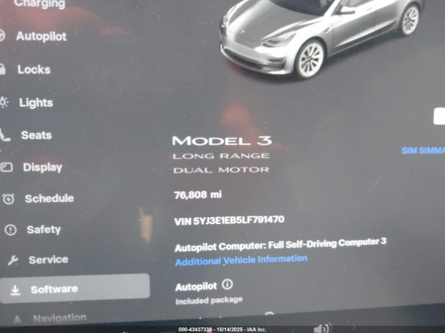 2020 TESLA MODEL 3 5YJ3E1EB5LF791470 Photo 6