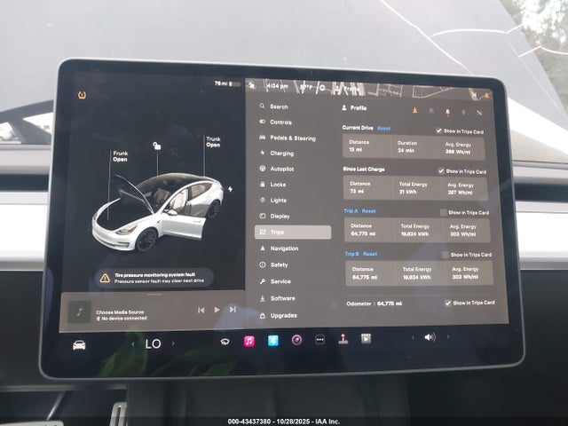 Aukcja sprzedaży 2021 Tesla Model 3 Performance Dual Motor All-wheel Drive, vin: 5YJ3E1ECXMF980898, numer aukcji: 43437380