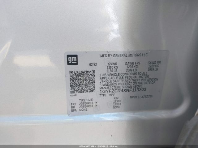 2022 CADILLAC XT4 1GYFZCR4XNF113203 Photo 8