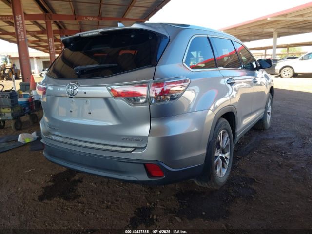 2015 TOYOTA HIGHLANDER 5TDJKRFH7FS096831 Photo 3