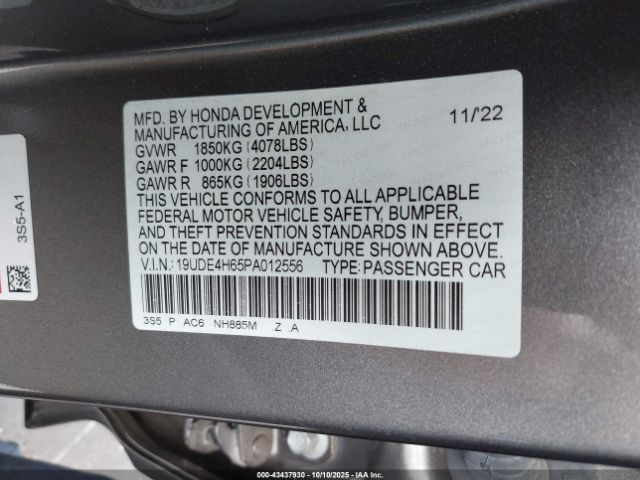 2023 ACURA INTEGRA 19UDE4H65PA012556 Photo 8