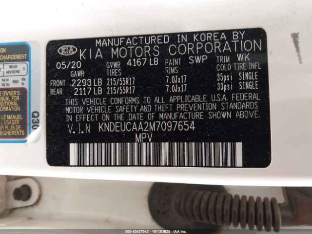 2021 KIA SELTOS KNDEUCAA2M7097654 Photo 8