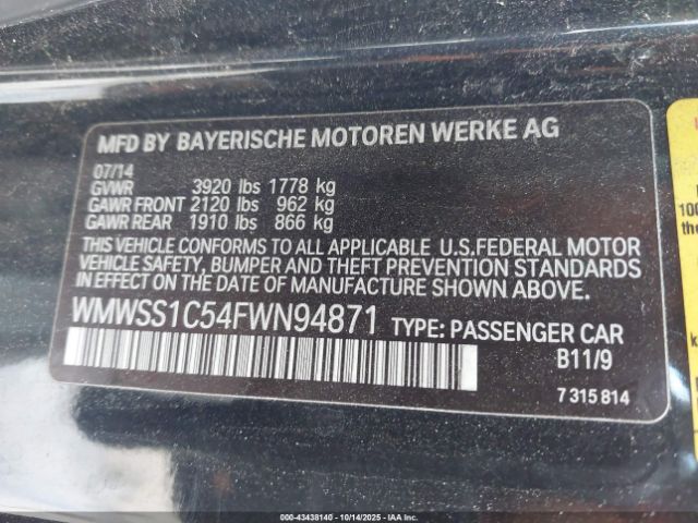 2015 MINI PACEMAN WMWSS1C54FWN94871 Photo 8