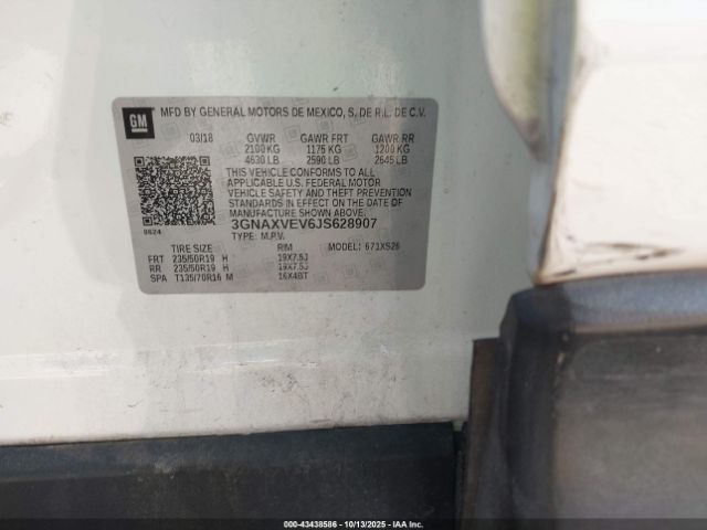 2018 CHEVROLET EQUINOX 3GNAXVEV6JS628907 Photo 8