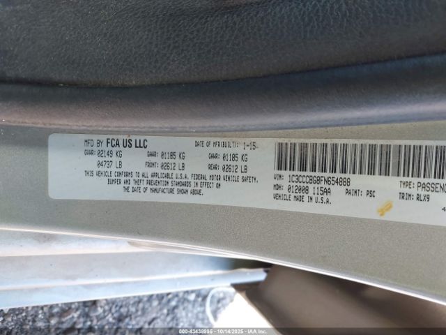 2015 CHRYSLER 200 1C3CCCBG8FN654888 Photo 8