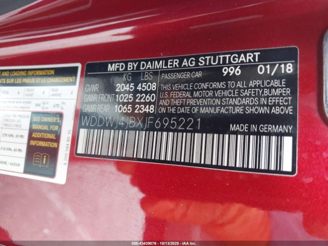 2018 MERCEDES-BENZ C 300 WDDWJ4JBXJF695221 Photo 8